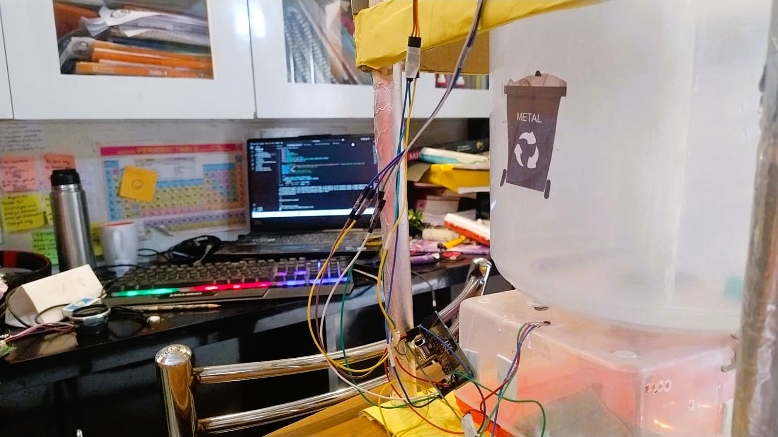 AI Bin waste classification prototype